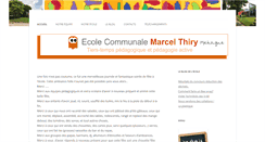 Desktop Screenshot of ecolemarcelthiry.be