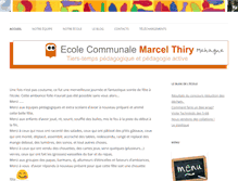 Tablet Screenshot of ecolemarcelthiry.be